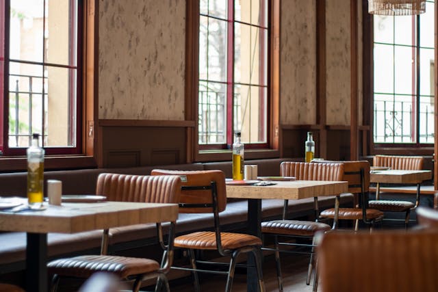 Inrichting van een restaurant