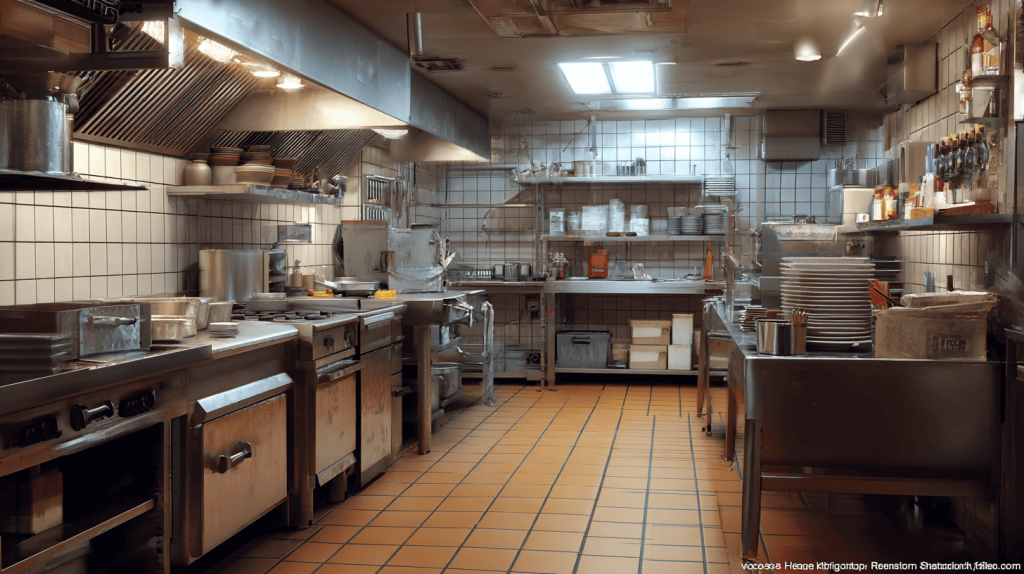 Keuken van een restaurant