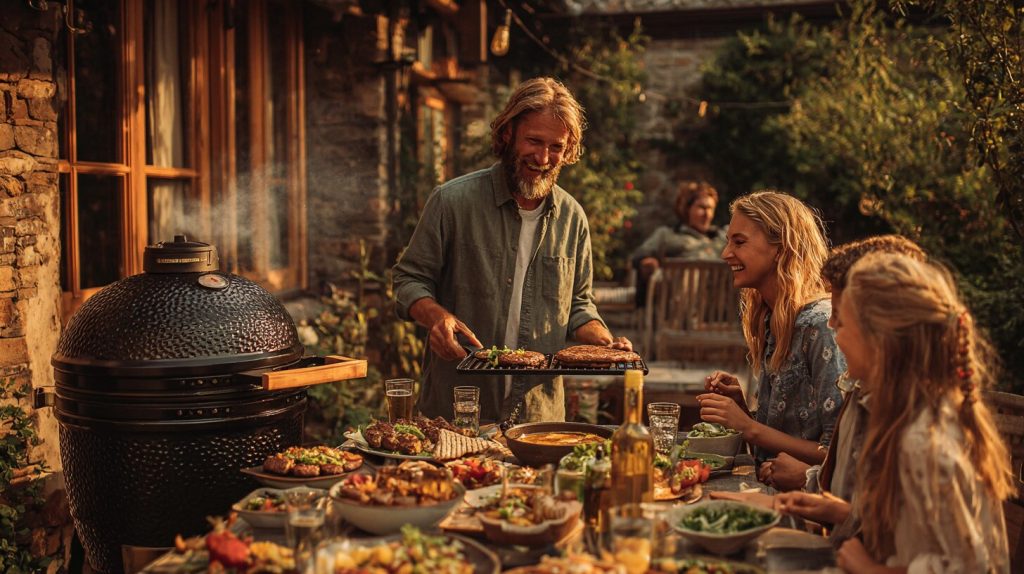 Barbecue met een kamado BBQ