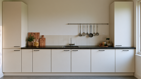 nette keuken met keukengerei